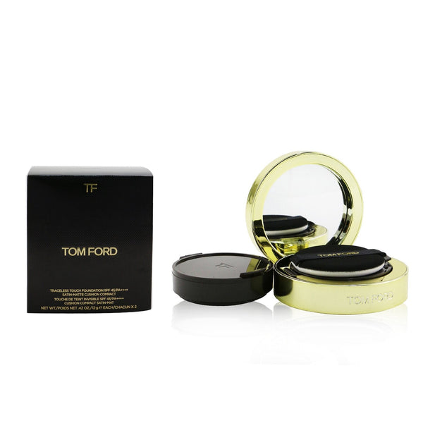 Tom Ford Traceless Touch Foundation Cushion Compact SPF 45 With Extra Refill -1.3 Nude Ivory  2x12g/0.42oz