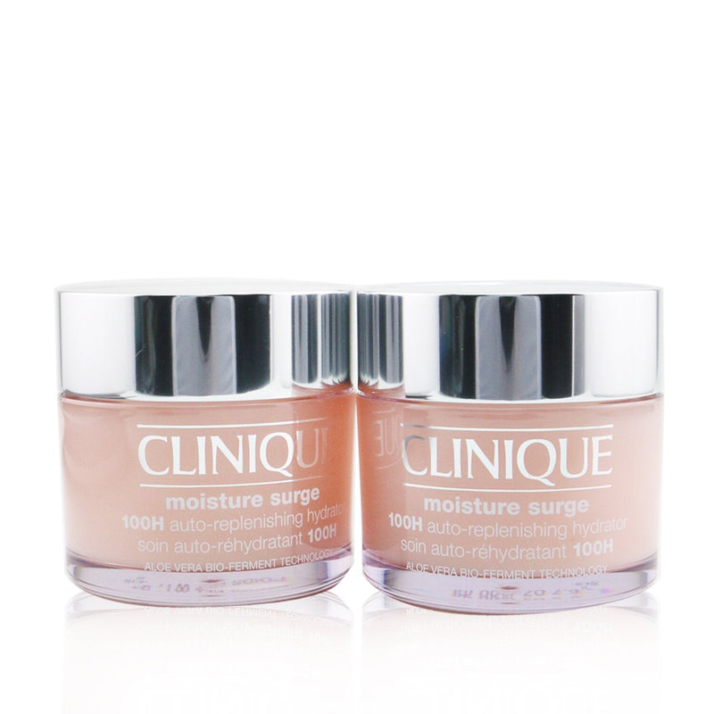 Clinique Moisture Surge 100H Auto-Replenishing Hydrator (Jumbo Size) Duo Pack  2x200ml/6.7oz