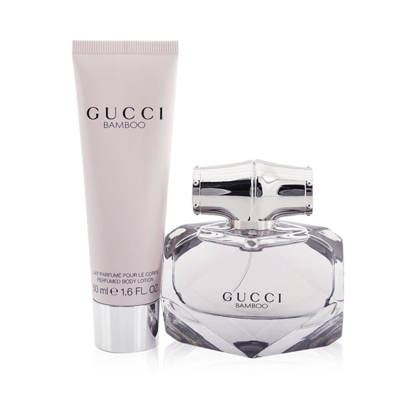 Gucci Bamboo Coffret: Eau De Parfum Spray 50ml/1.6oz + Perfumed Body Lotion 50ml/1.6oz  2pcs