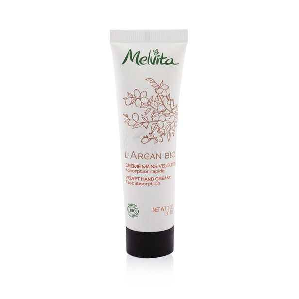 Melvita L'Argan Bio Velvet Hand Cream - Fast Absorption  30ml/1oz