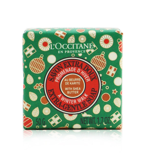 L'Occitane Shea Butter Extra Gentle Soap (A Winter Walk Limited Edition)  50ml/1.7oz