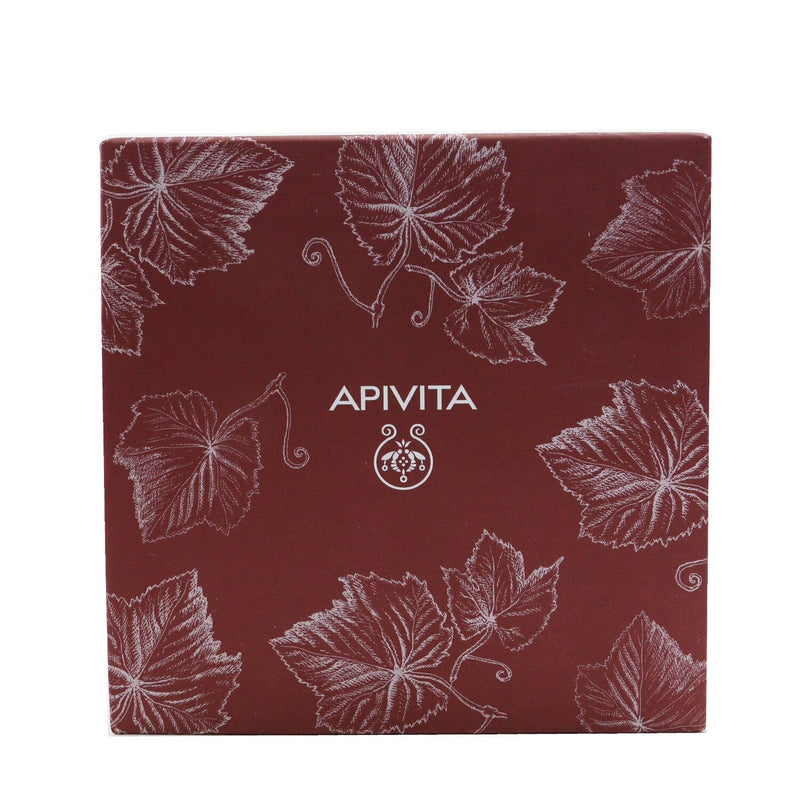 Apivita Wine Elixir Wrinkle Reduction & Firmness Gift Set: Day Cream SPF 30 40ml+ Eye & Lip Cream 15ml  2pcs