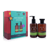 Apivita Uplift Your Mood Toning & Revitalization Set: Tonic Mountain Tea Shower Gel 250ml+ Tonic Mountain Tea Body Milk  2pcs