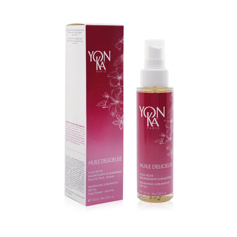 Yonka Huile Delicieuse Nourishing, Sublimative Dry Oil - Jasmine  100ml/3.38oz