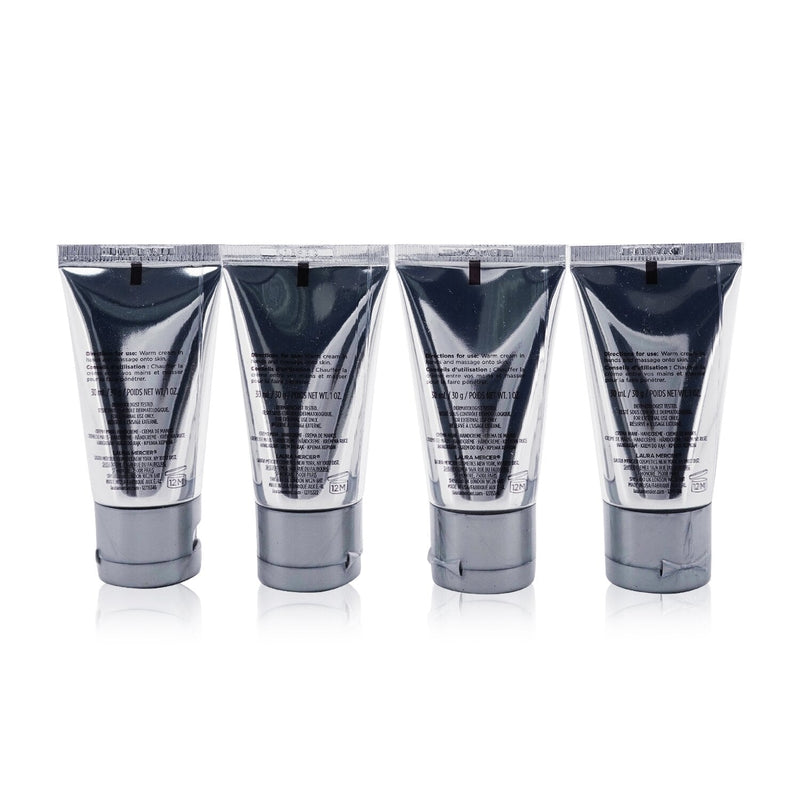 Laura Mercier Party Of Four Hand Cream Set: (Fresh Fig + Almond Coconut + Ambre Vanille + Creme Brulee) Hand Cream 30ml  4x 30ml/1oz