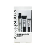 Smashbox Prep & Set For Face & Eyes Set (1x Smooth & Blur Primer 12ml + 1x Setting Spray 30ml + 1x 24 Hour Shadow Primer 4ml)  3pcs