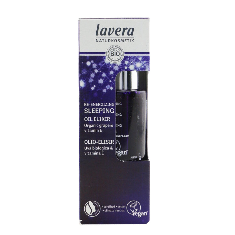 Lavera Re-Energizing Sleeping Oil Elixir - With Organic Grape & Vitamin E  30ml/1.1oz