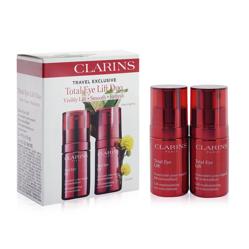 Clarins Total Eye Lift Lift-Replenishing Total Eye Concentrate Duo Pack  2x15ml/0.5oz