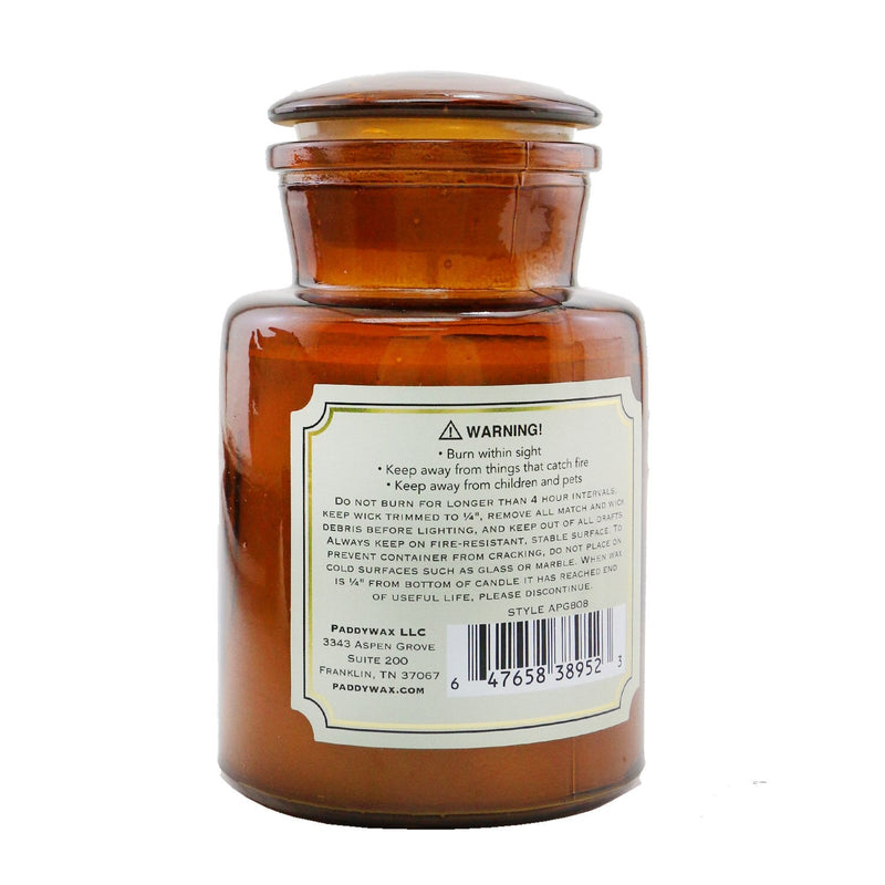 Paddywax Apothecary Candle - Amber & Smoke  226g/8oz