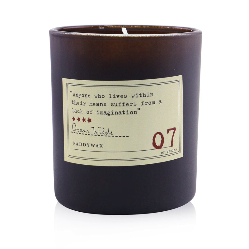 Paddywax Library Candle - Oscar Wilde  170g/6oz