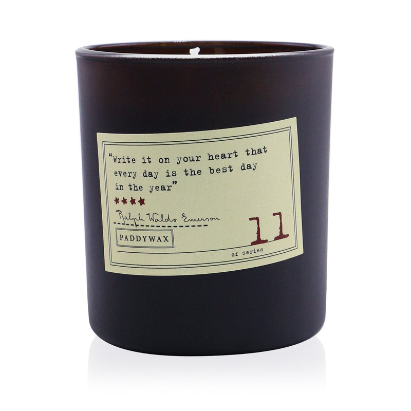 Paddywax Library Candle - Ralph Waldo Emerson  170g/6oz