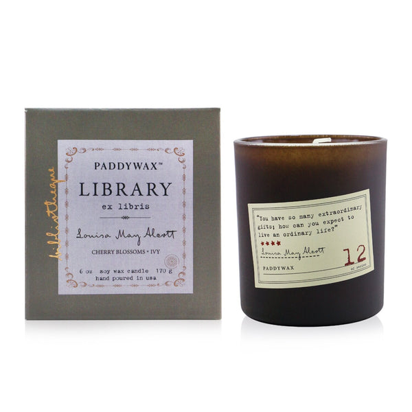 Paddywax Library Candle - Louisa May Alcott  170g/6oz