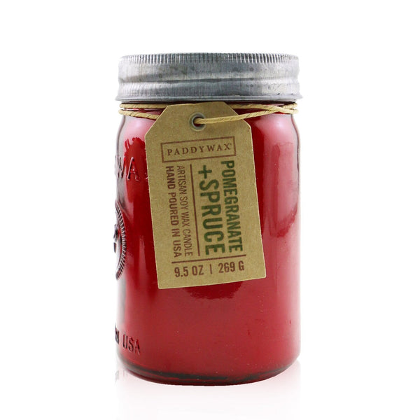 Paddywax Relish Candle - Pomegranate + Spruce  269g/9.5oz