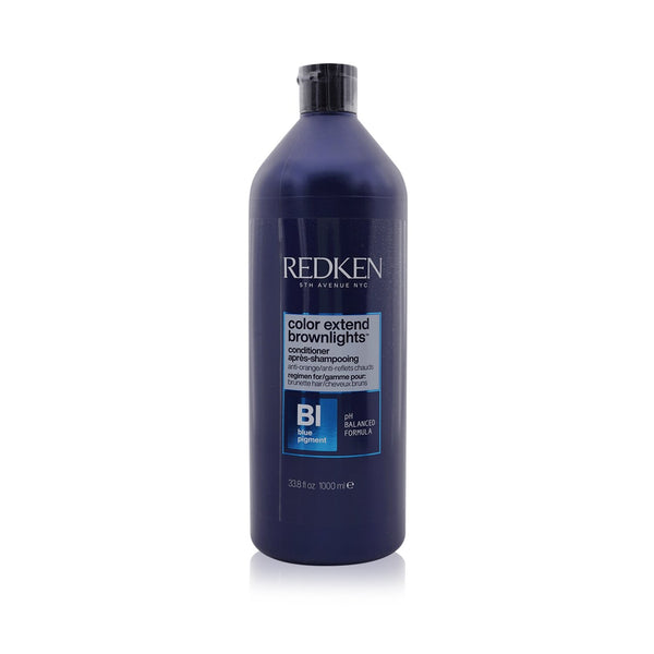 Redken Color Extend Brownlights Blue Toning Conditioner Anti-Orange/Anti-Reflets Chauds (For Brunette Hair)  1000ml/33.8oz