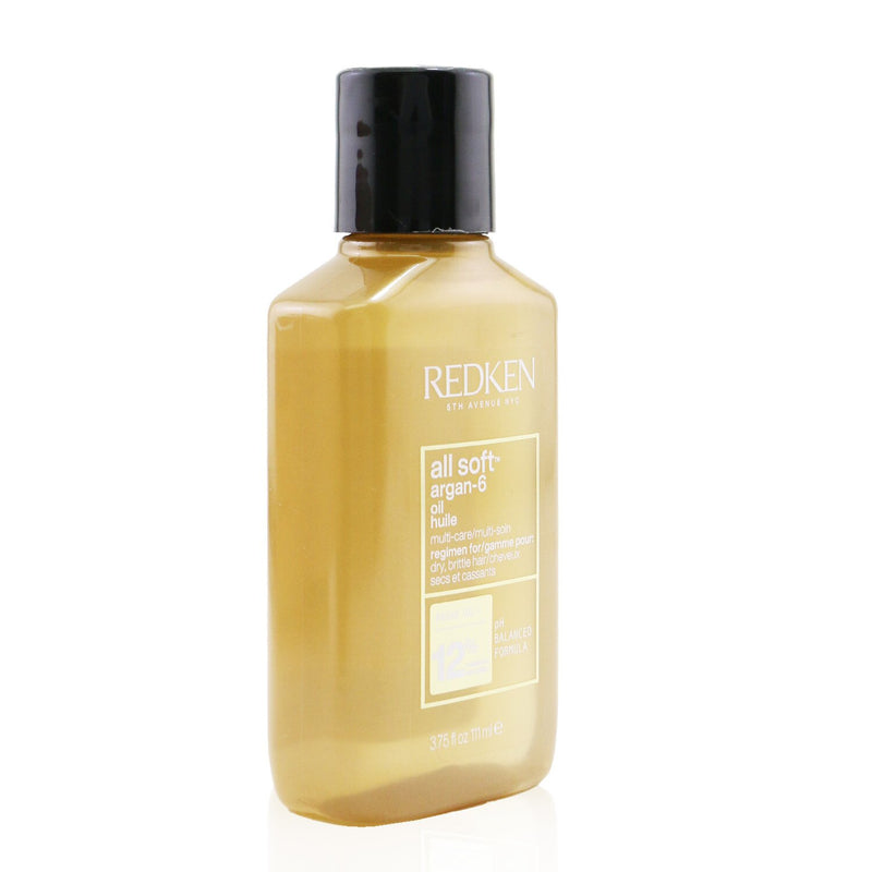 Redken All Soft Argan-6 Oil (For Dry, Brittle Hair)  111ml/3.75oz