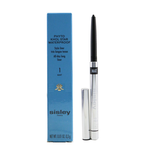 Sisley Phyto Khol Star Waterproof Stylo Liner - #1 Matte Onyx  0.3g/0.01oz