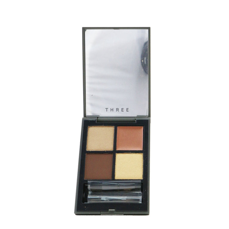 THREE Dimensional Vision Eye Palette (4x Eye Shadow) - # 03 Amber Gazing  8g/0.28oz