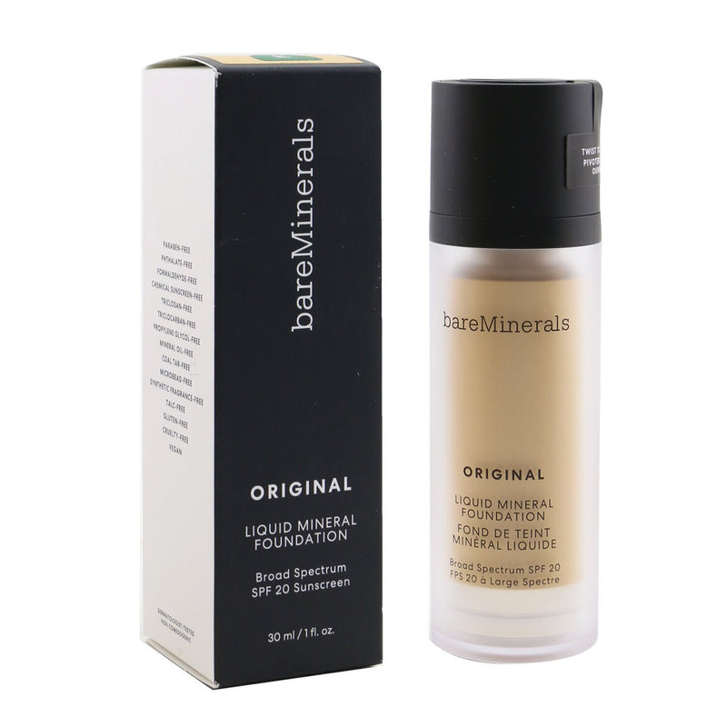 BareMinerals Original Liquid Mineral Foundation SPF 20 - # 11 Soft Medium (For Very Light Cool Skin With A Pink Hue) (Exp. Date 07/2022)  30ml/1oz