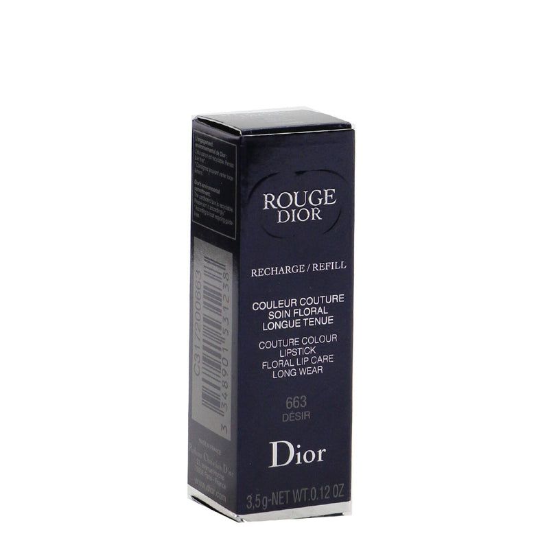Christian Dior Rouge Dior Couture Colour Refillable Lipstick Refill - # 663 Desir (Satin)  3.5g/0.12oz