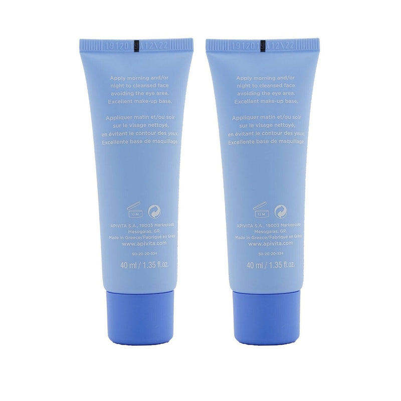 Apivita Aqua Beelicious Comfort Hydrating Cream Duo Pack - Rich Texture  2x40ml/1.35oz