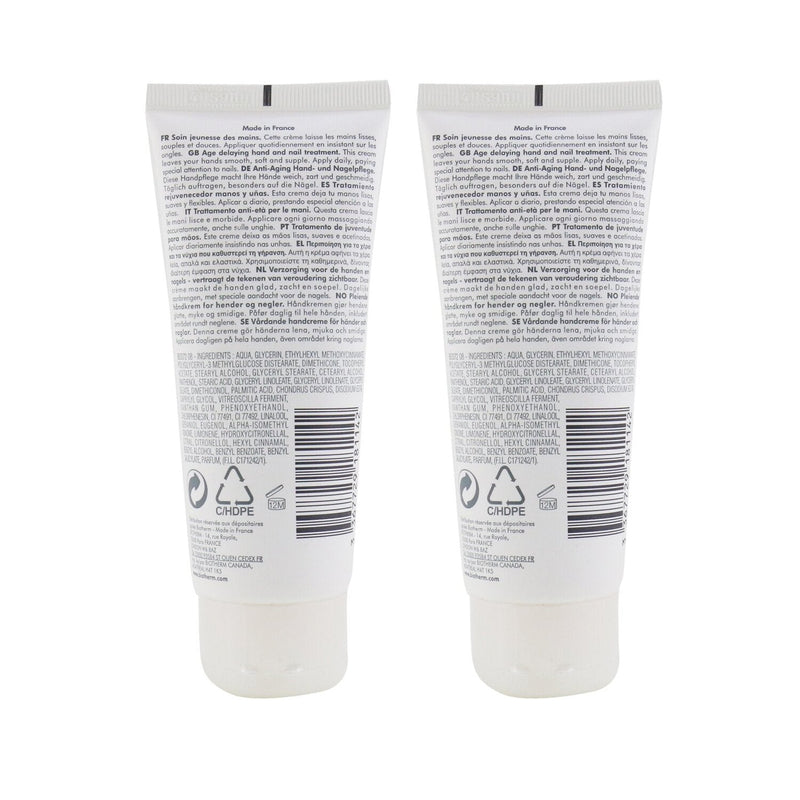 Biotherm Biomains Age Delaying Hand & Nail Treatment Duo Pack - Water Resistant  2x100ml/3.38oz