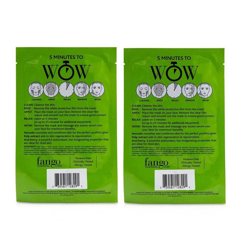 Borghese Fango Essenziali Moisturize Treatment Sheet Masks Duo Pack  2x4x25ml/0.83oz