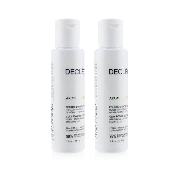 Decleor Aroma Cleanse Clay Powder Cleanser Duo Pack - For Combination Skin Types  2x41g/1.4oz