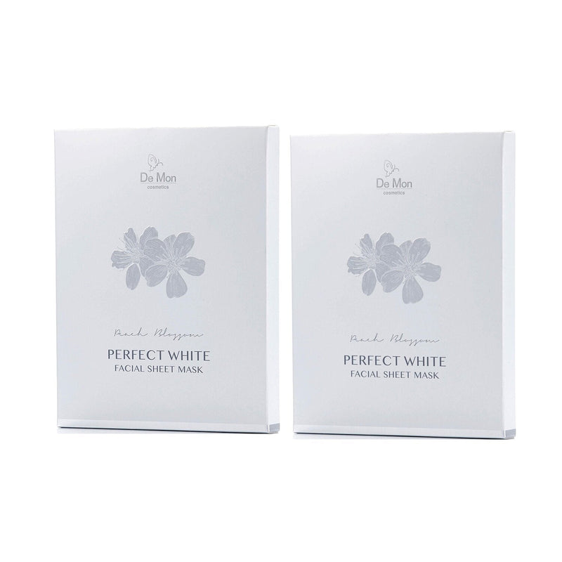 DeMon Perfect White Facial Sheet Mask Duo Pack  2x3x25ml/0.8oz