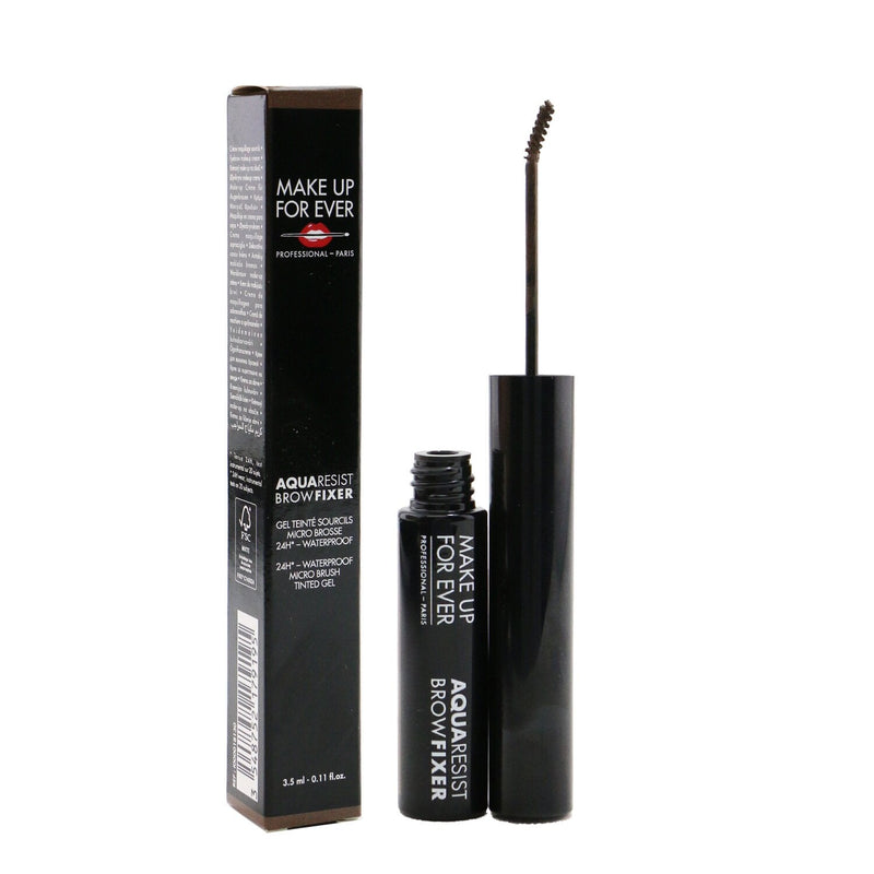 Make Up For Ever Aqua Resist Brow Fixer 24H Waterproof Micro Brush Tinted Gel - # 30 Soft Brown  3.5ml/0.11oz