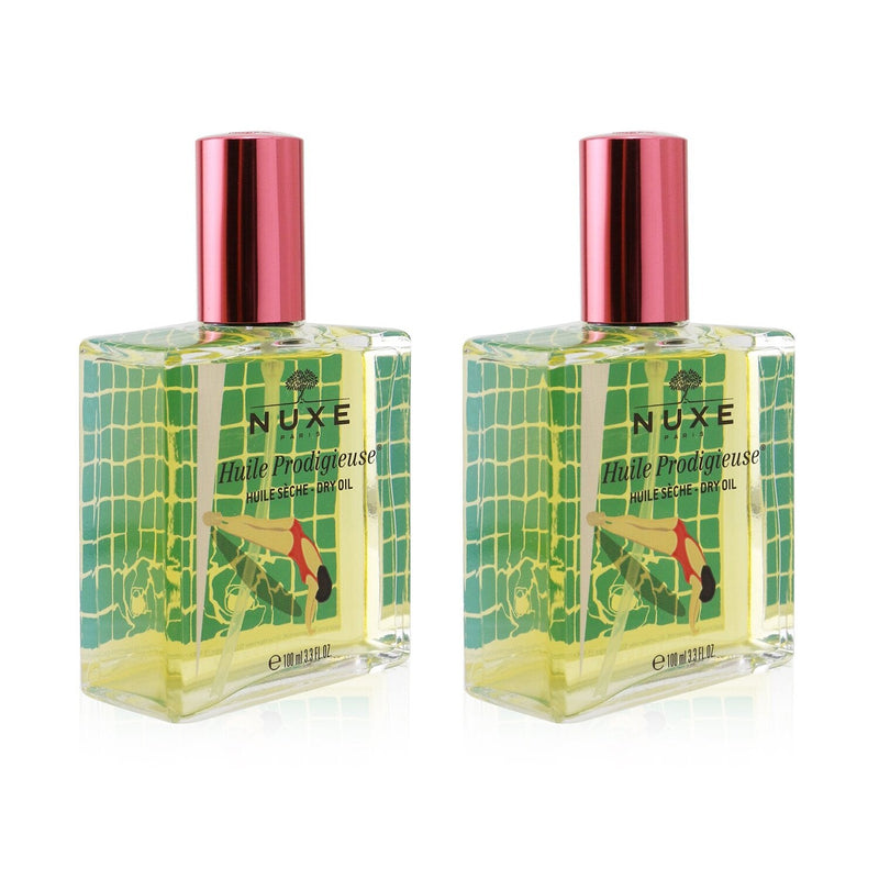 Nuxe Huile Prodigieuse Dry Oil Duo Pack - Penninghen Limited Edition (Red)  2x100ml/3.3oz