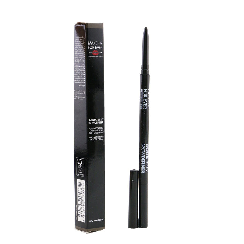 Make Up For Ever Aqua Resist Brow Definer 24H Waterproof Micro Tip Pencil - # 40 Medium Brown  0.09g/0.003oz