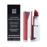 Givenchy Le Rouge Sheer Velvet Matte Refillable Lipstick - # 27 Rouge Infuse  3.4g/0.12oz