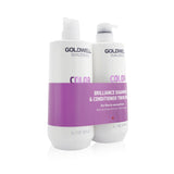 Goldwell Dual Senses Color Brilliance Shampoo & Conditioner Twin Pack (For Fine to Normal Hair)  2pcs