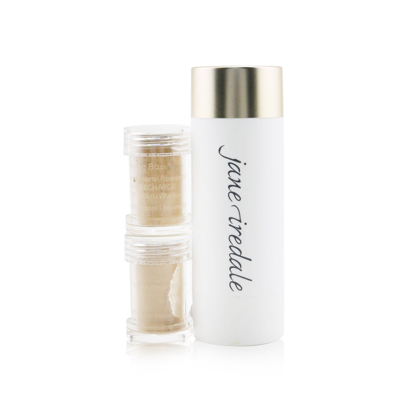 Jane Iredale Amazing Base Loose Mineral Powder SPF 20 Refillable Brush (1x Brush, 2x Refills) - Radiant  2x2.5g/0.09oz