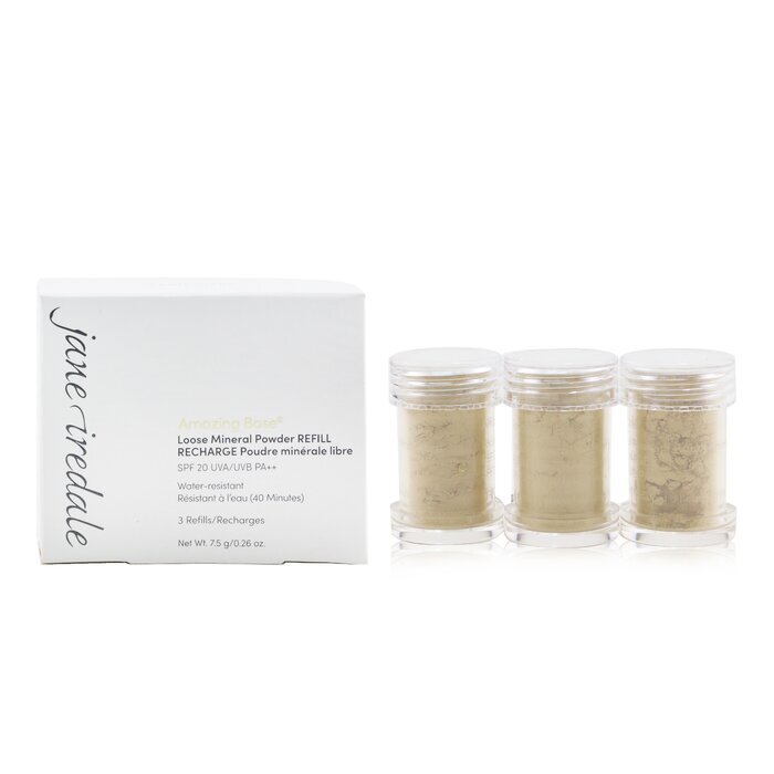 Jane Iredale Amazing Base Loose Mineral Powder SPF 20 Refill - Warm Sienna 3x 2.5g/0.09oz