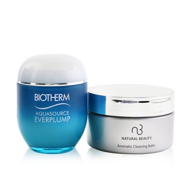 Biotherm Aquasource Everplump Plumping Smoothing Moisturizing Treatment 125ml  (Free: Natural Beauty Aromatic Cleaning Balm 125g)  2pcs