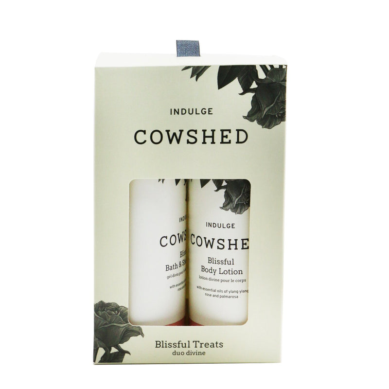 Cowshed Blissful Treats Duo Set: Indulge Blissful Bath & Shower Gel 100ml+ Indulge Blissful Body Lotion 100ml  2x100ml/3.38oz