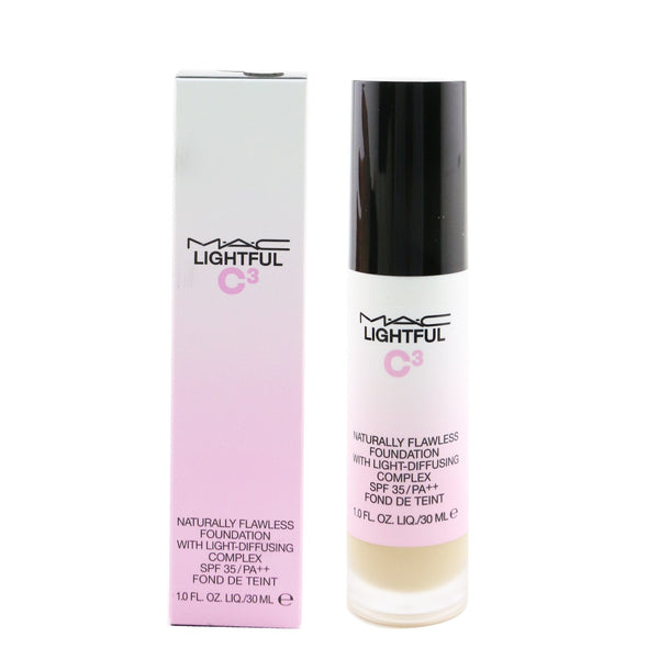 MAC Lightful C³ Naturally Flawless Foundation SPF 35 - # NC37  30ml/1oz