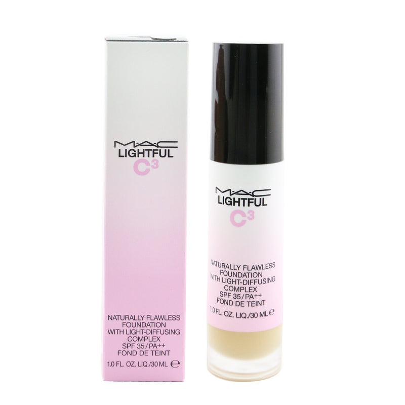 MAC Lightful C³ Naturally Flawless Foundation SPF 35 - # NC40  30ml/1oz