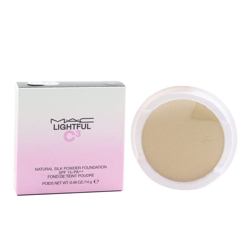 MAC Lightful C³ Natural Silk Powder Foundation SPF 15 Refill - # NC25  14g/0.49oz