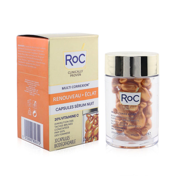 ROC Multi Correxion Revive + Glow Night Serum Capsules  30Caps