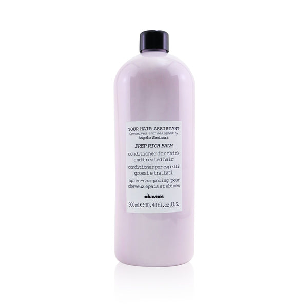 Davines Your Hair Assistant Prep Rich Balm Conditioner (For Thick and Treated Hair)  900ml/30.43oz