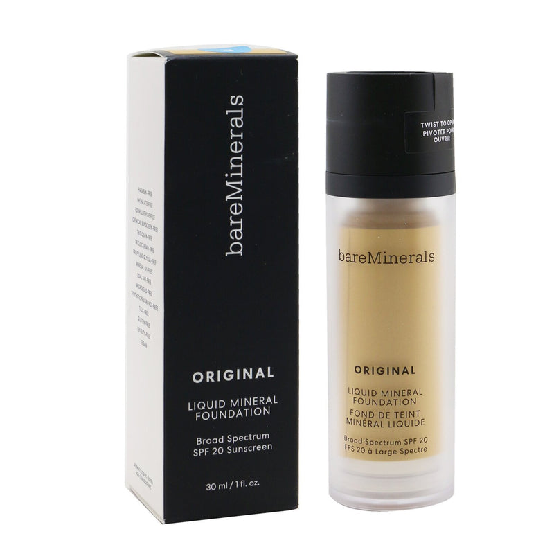 BareMinerals Original Liquid Mineral Foundation SPF 20 - # 08 Light (For Very Light Neutral Skin With A Subtle Yellow Hue) (Exp. Date 09/2022)  30ml/1oz