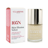 Clarins Skin Illusion Velvet Natural Matifying & Hydrating Foundation - # 105N Nude  30ml/1oz