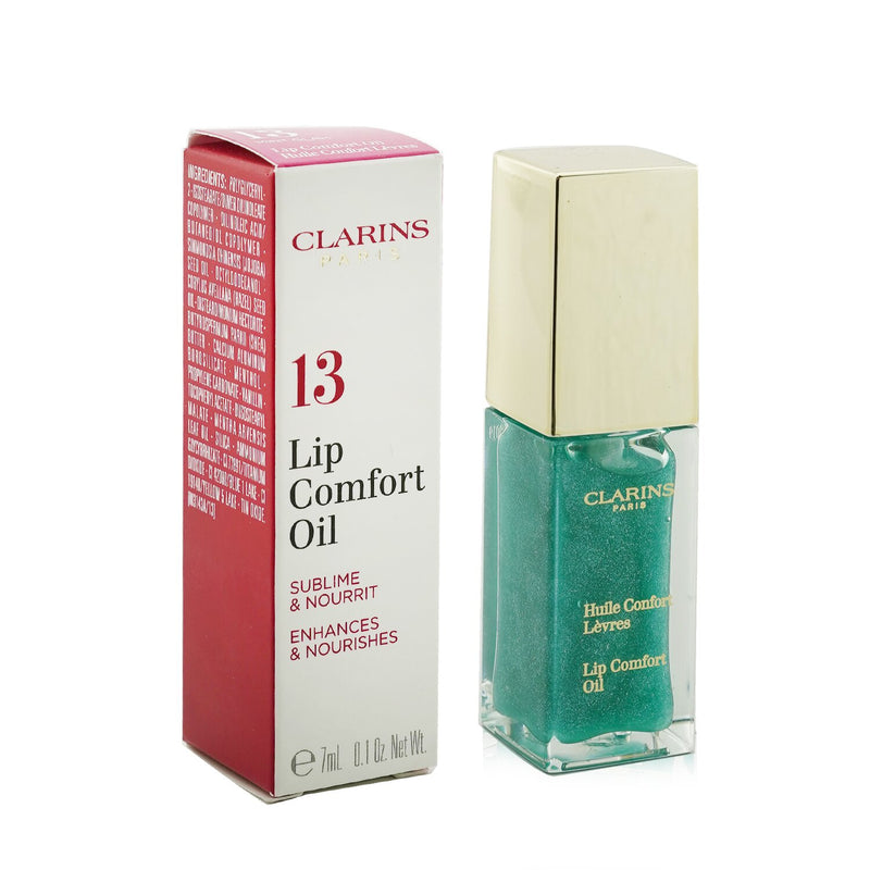 Clarins Lip Comfort Oil - # 13 Mint Glam  7ml/0.1oz