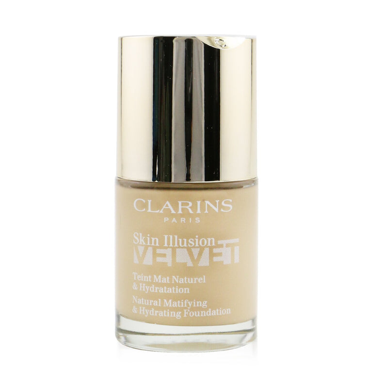 Clarins Skin Illusion Velvet Natural Matifying & Hydrating Foundation - # 112C Amber  30ml/1oz