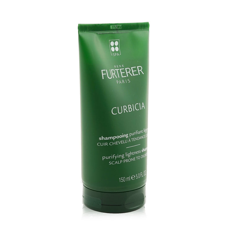 Rene Furterer Curbicia Purifying Ritual Normalizing Lightness Shampoo - Scalp Prone To Oiliness (Box Slightly Damaged)  150ml/5oz