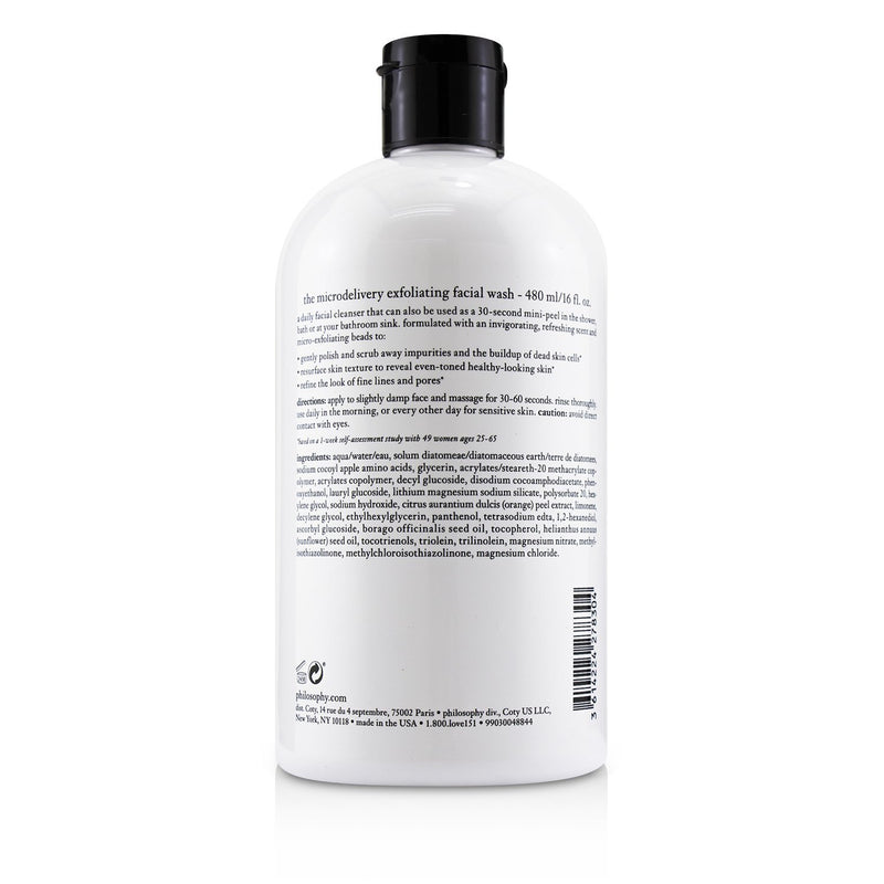 Philosophy The Microdelivery Daily Exfoliating Facial Wash (Bottle Slightly Dented)  480ml/16oz