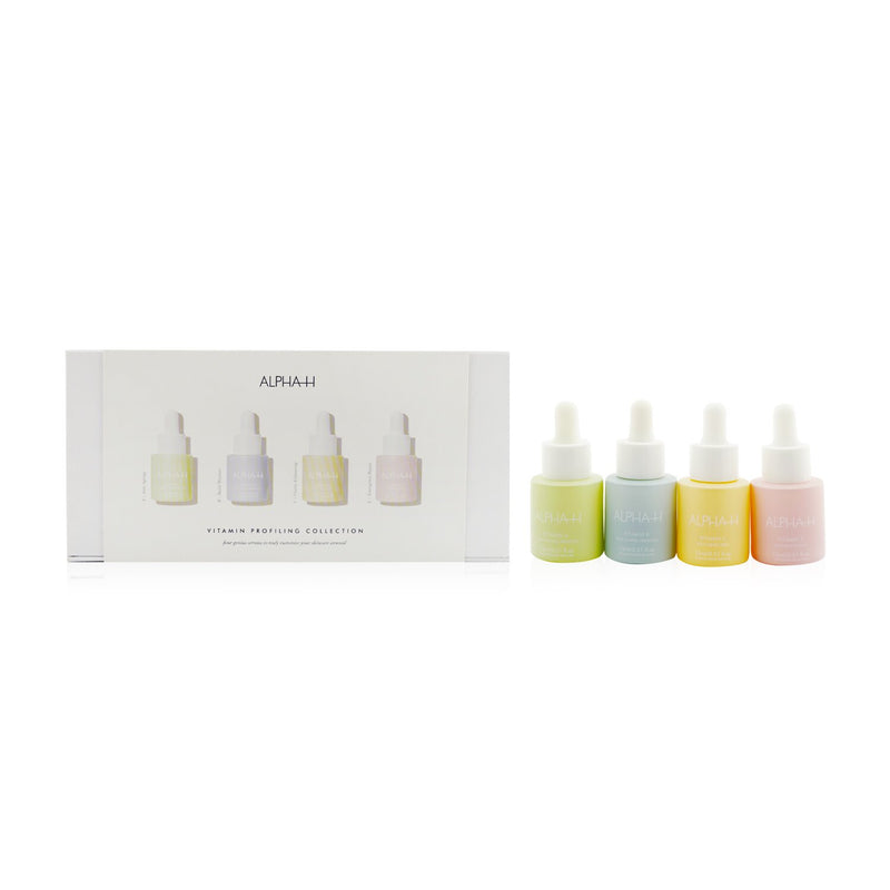 Alpha-H Vitamin Profiling Collection: Vitamin A 15ml+ Vitamin B 15ml+ Vitamin C 15ml+ Vitamin E 15ml  4x15ml/0.51oz