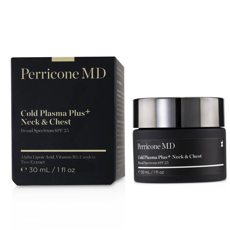 Perricone MD Cold Plasma Plus+ Neck & Chest Broad Spectrum SPF 25 (Exp. Date 08/2022)  30ml/1oz